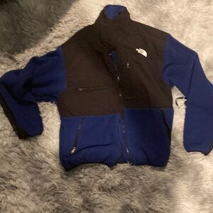 Boys Blue North Face Zipper